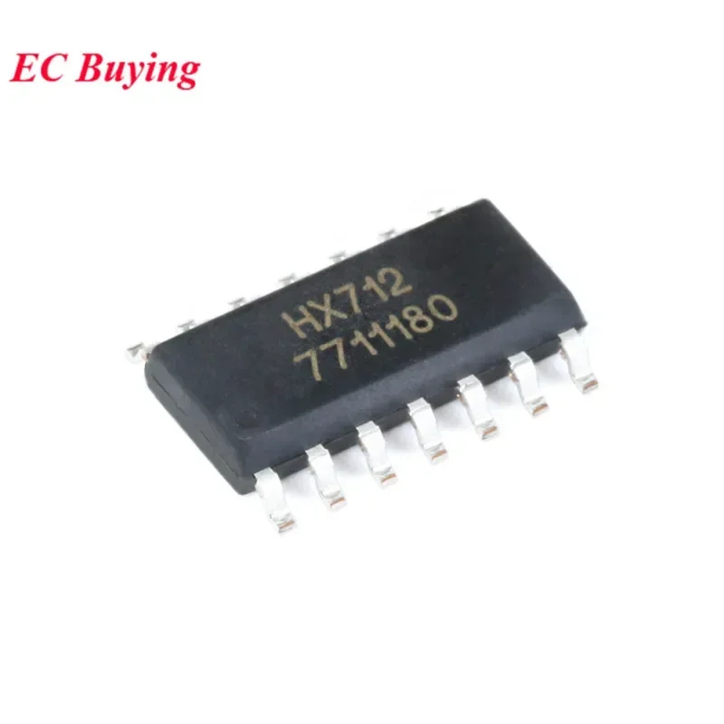 5pcs/1pc HX712 SOP-14 SOP14 Electronic Scale Dedicated Analog/Digital Conversion Chip Original