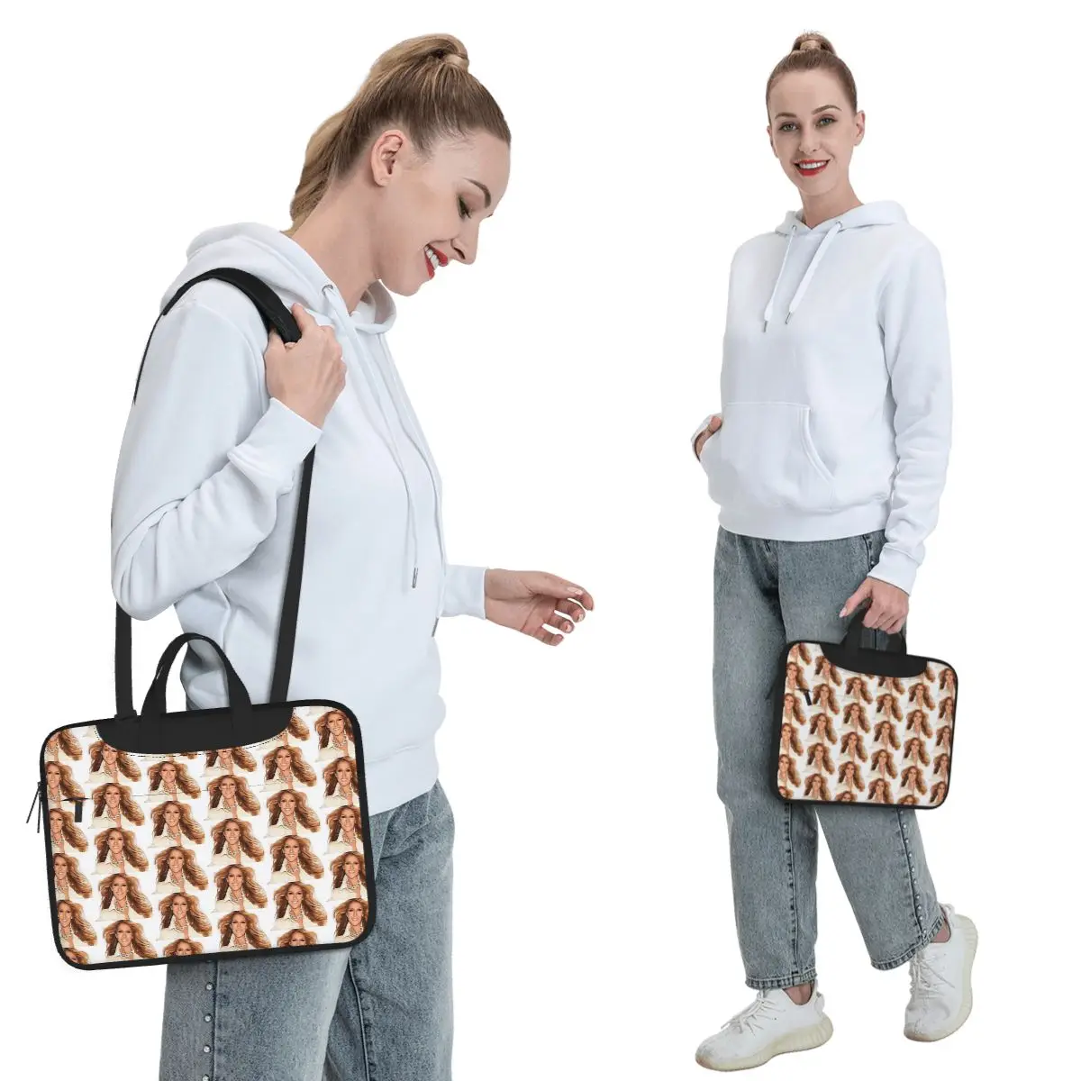 Rambutterurai Celine Dion 2019 Tour Dates And C Crossbody Laptop Bag Case Computer Bag Resistant ProtectiveMacbook Pro Lenovo