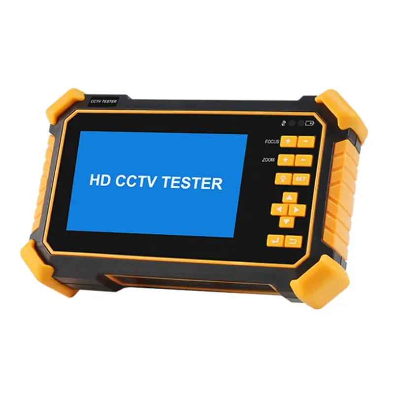 WSDCAM 4.3 inch CVBS CVI TVI AHD CCTV Camera Tester HD Security Video Monitor HD Coaxial Camera Built-in 4000mAh Battery