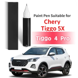 Bolígrafo de pintura adecuado para Chery Tiggo 4 Pro Tiggo 5x, fijador de pintura blanco perla especial Ruihu 5x, suministros de coche, Accesorios Negros