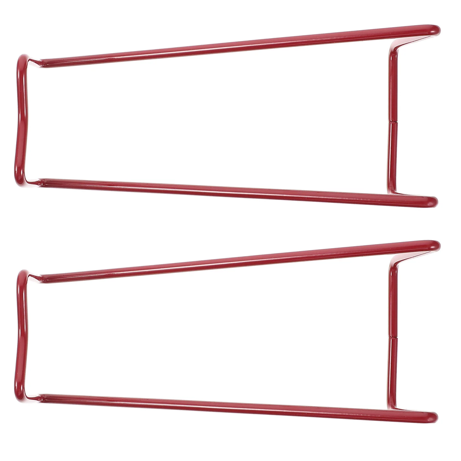 

2 Pcs Restaurant Rack Practical Storage Modern Shelf Wear-resistant Countertop Holder Iron Bottle Space-saving