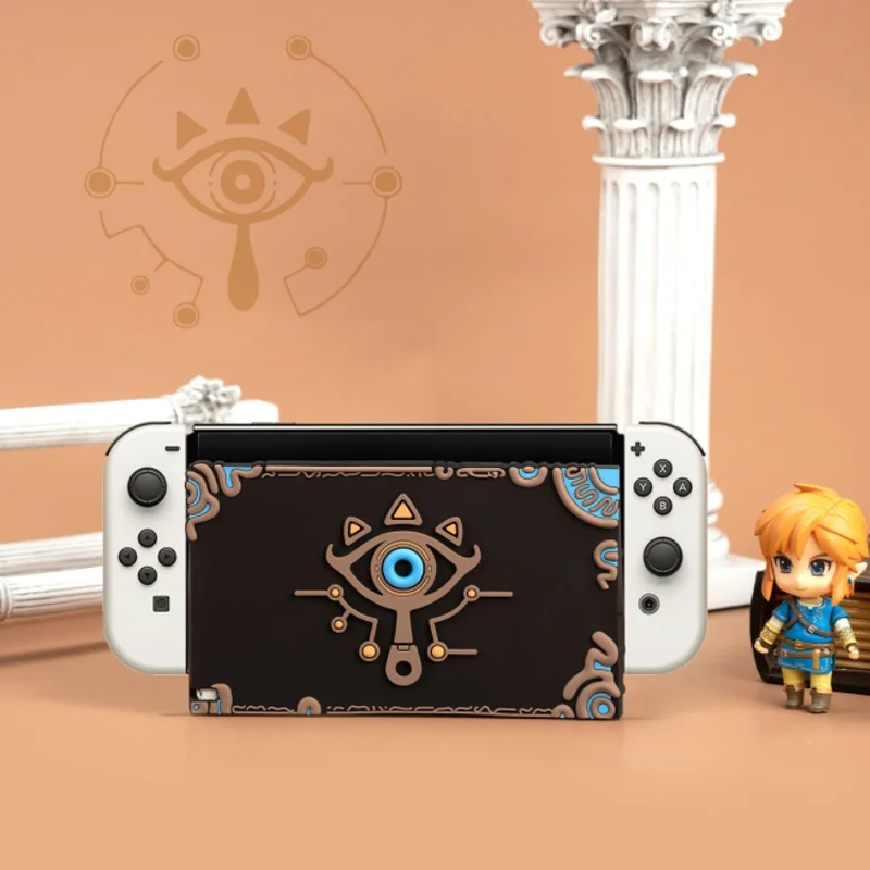 سيليكون لينة حالة التلفزيون حوض محطة غطاء حامل شاحن واقية شل ل نينتندو سويتش Oled NS لعبة وحدة التحكم حامي الجلد