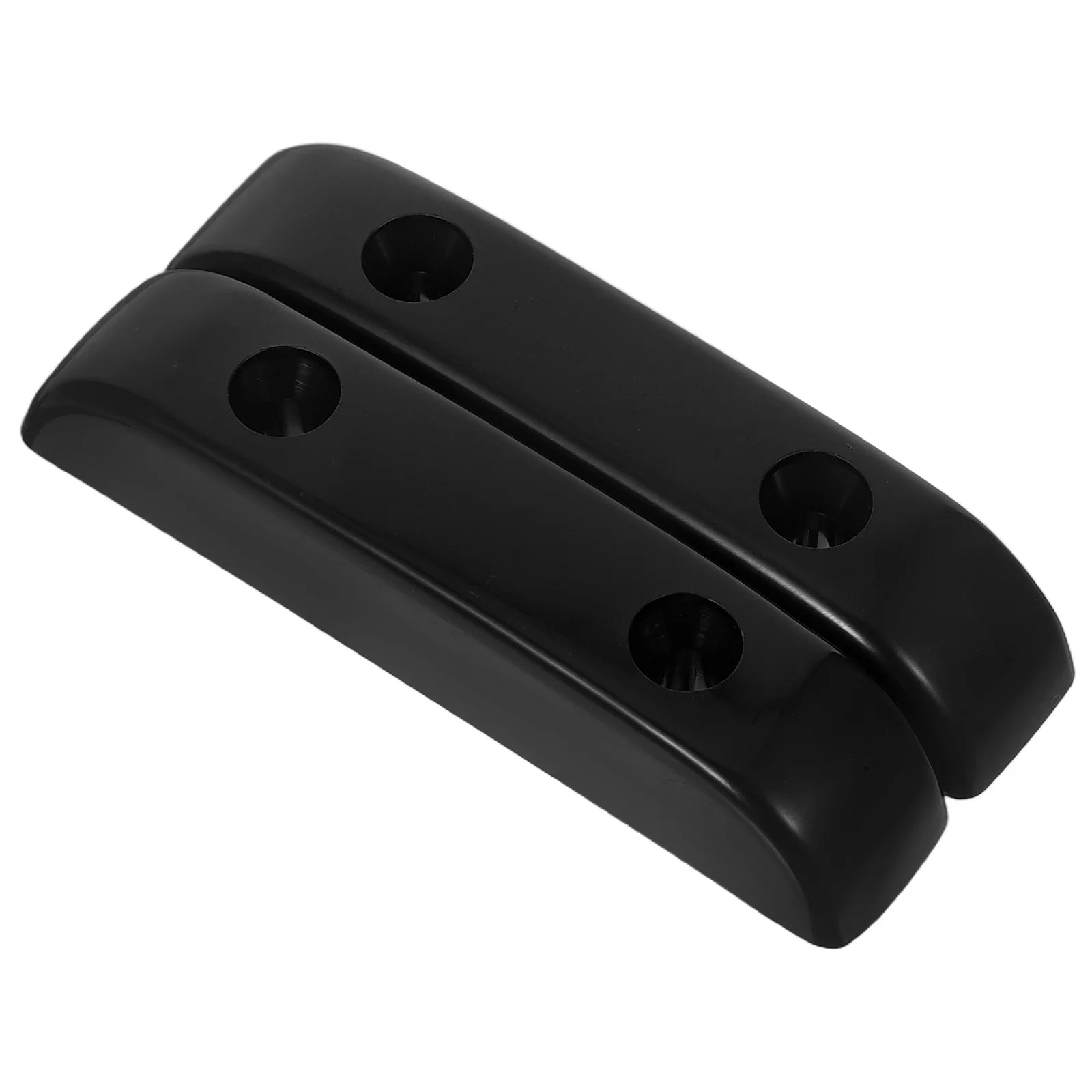 

2Pcs Black Guitar Bass Thumb Rest Finger Support Plastic Cushion Easy Install Relieve Playing Fatigue Guitar Thumb Rest