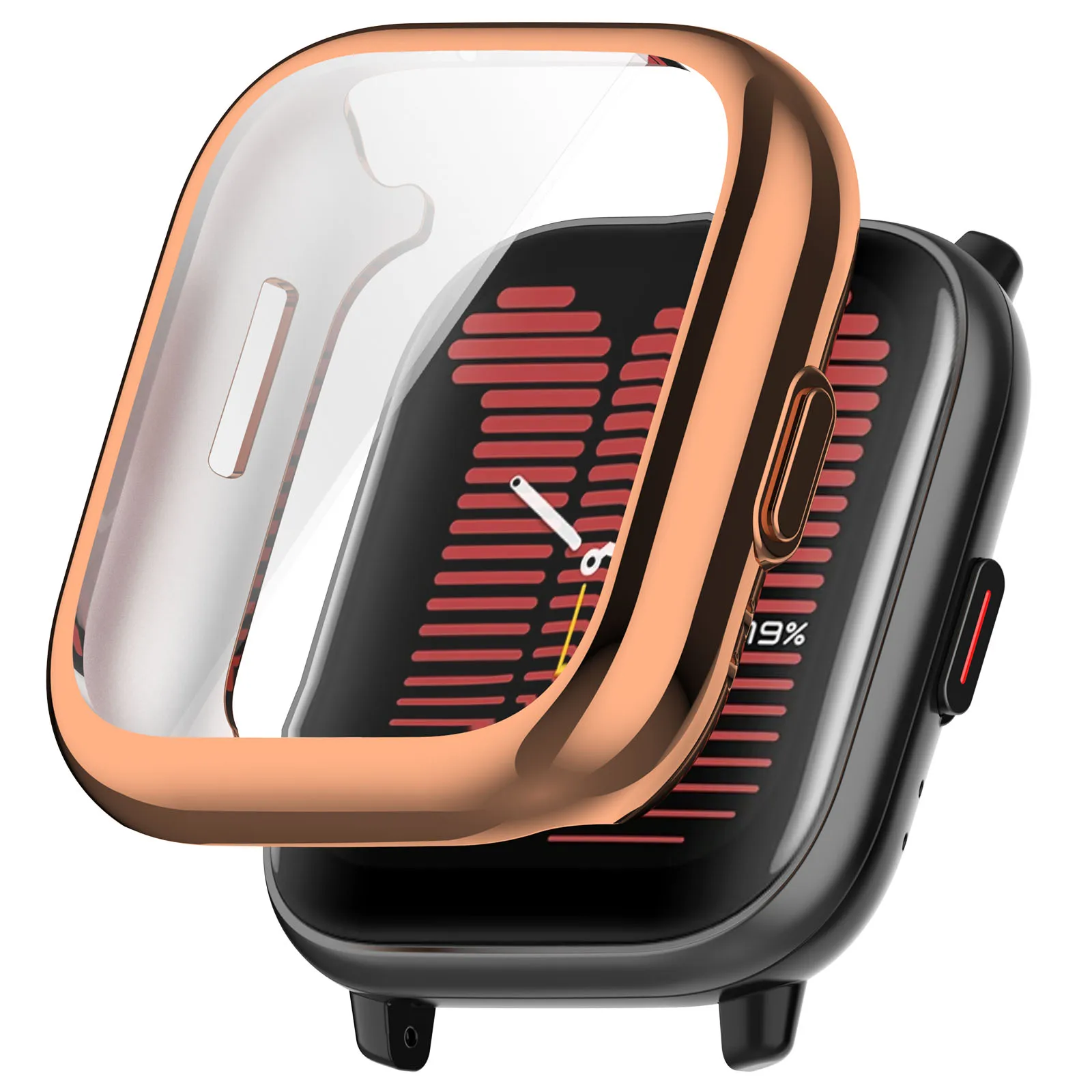 TPU Soft Cover Protective Electroplated Protector Case for Huami Amazfit Active