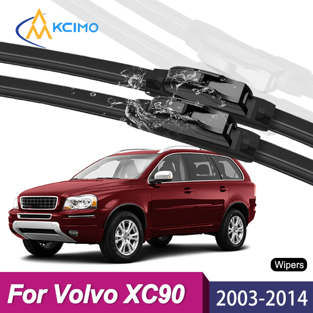 

Upgrade Your Wiper System 2PCS Premium All-Season Blades For Volvo XC90 2003-2014 Long-Lasting Clear Vision Guaranteed