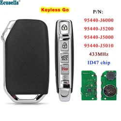 Smart Keyless Go Remote Key 433MHz 47 Chip for KIA Stinger K900 Soul 95440-J5200 95440-J5000 95440-J5010 95440-K0000 95440-J6000