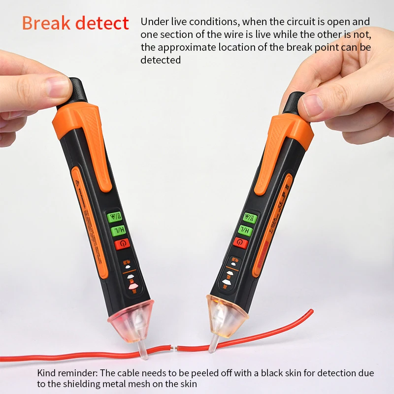 Voltage Detector Smart Non-Contact Voltage Tester Pen Meter 12-1000V Current Electric Sensor Test Pencil Voltage Indicator