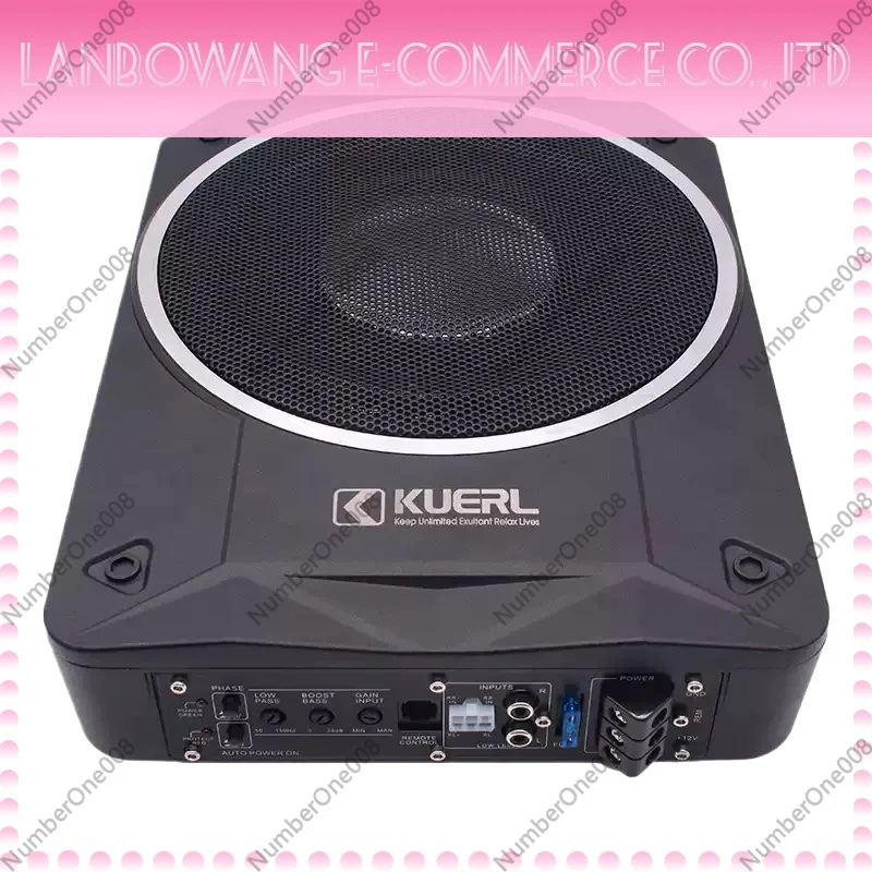 

10 Inch Modification Of 55mm Thick Aluminum Alloy Small Steel Gun 12V Active Ultra-thin Car Audio Subwoofer K-1001APR