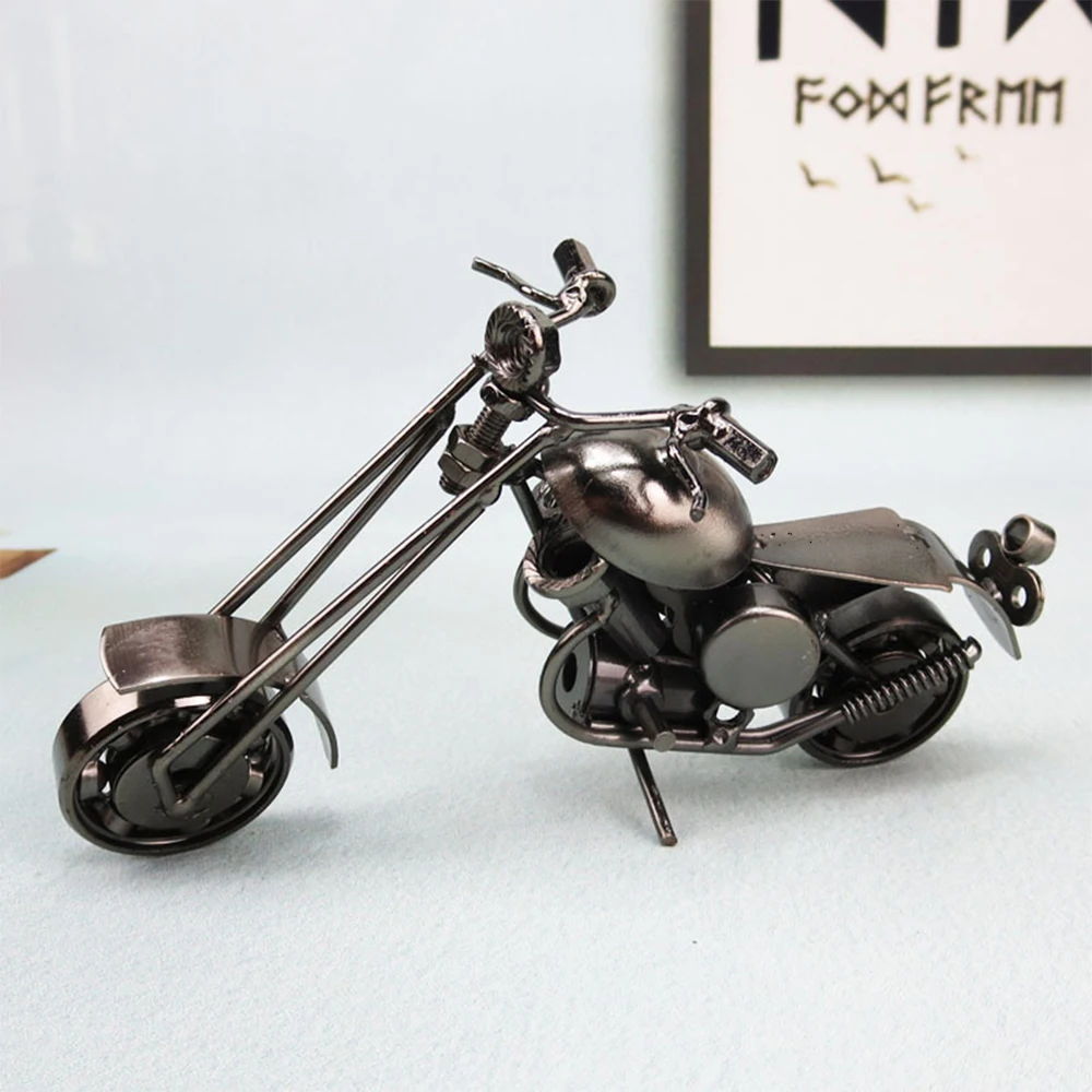 هدايا الدراجات النارية المعدنية، ديكور الدراجة النارية، ديكور مكتب غرفة المنزل الحديدي، هدايا مصنوعة يدويًا للرجال، أدوات رائعة