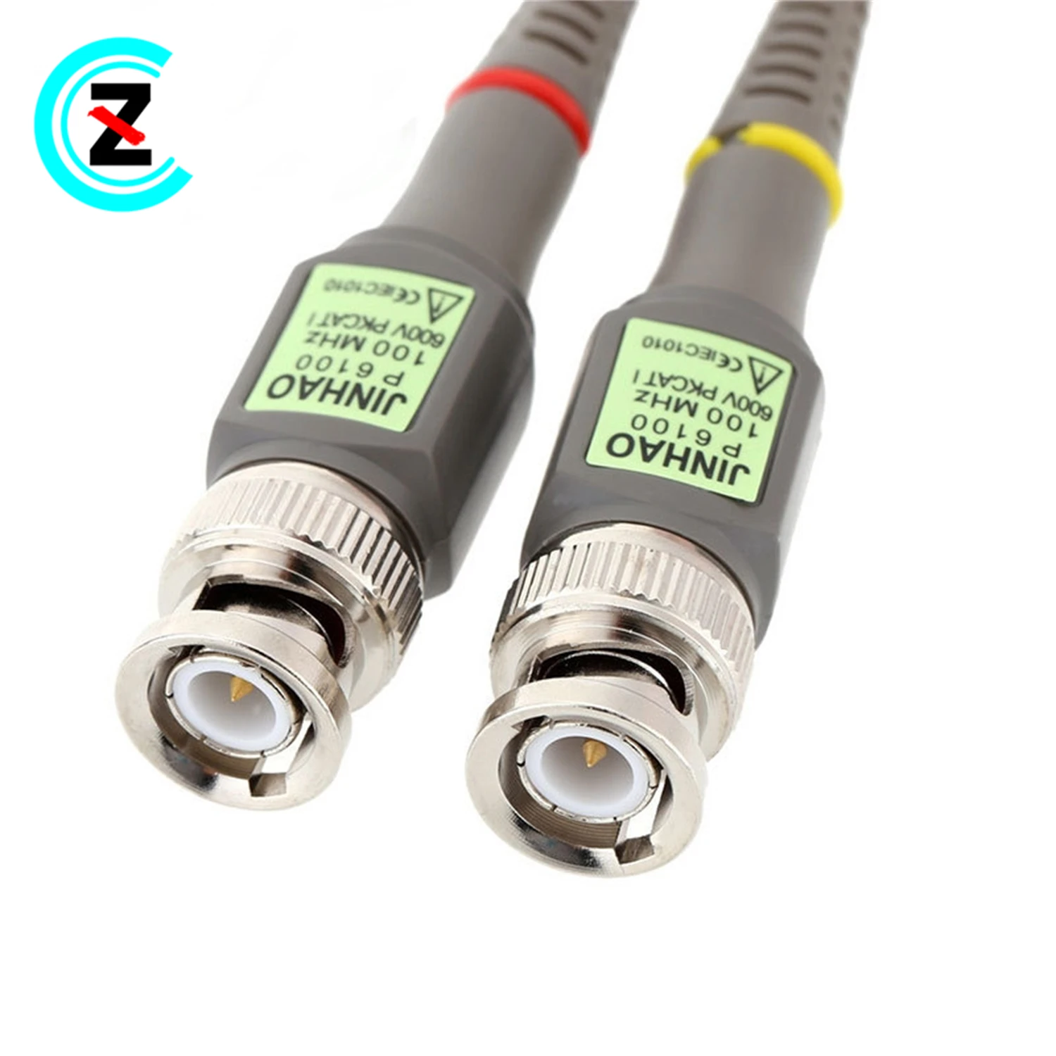 100MHZ conector osciloscópio braçadeira sonda fio de teste P6100 BNC