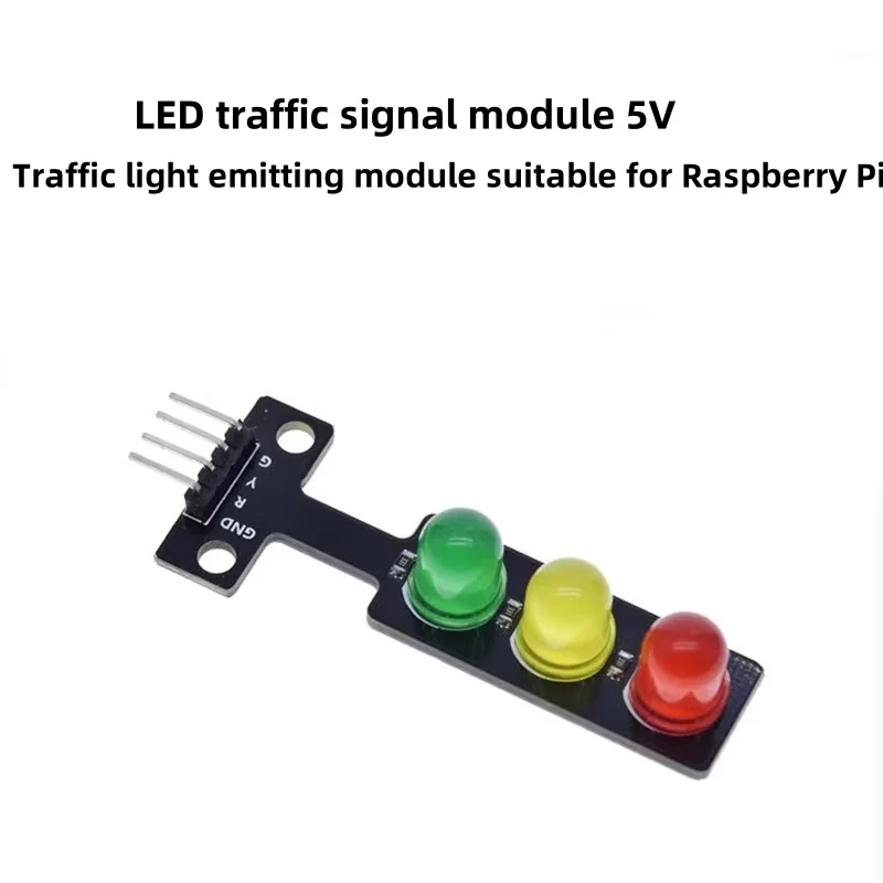 5PCS LED traffic signal module 5V traffic light emitting module suitable for Raspberry Pi