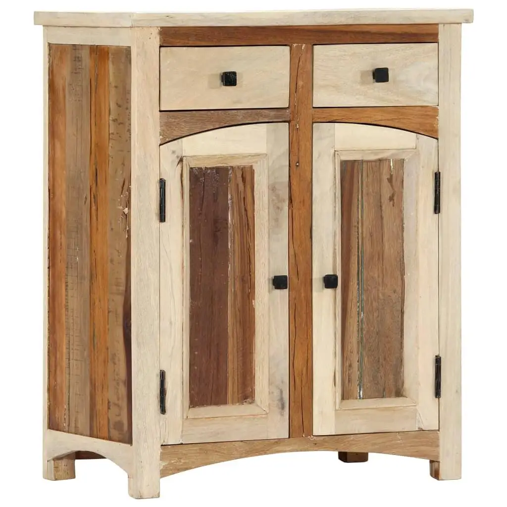 Reclaimed Wood Side Cabinet 23.6x11.8x29.5 - Stylish Storage Solution for Home Decor