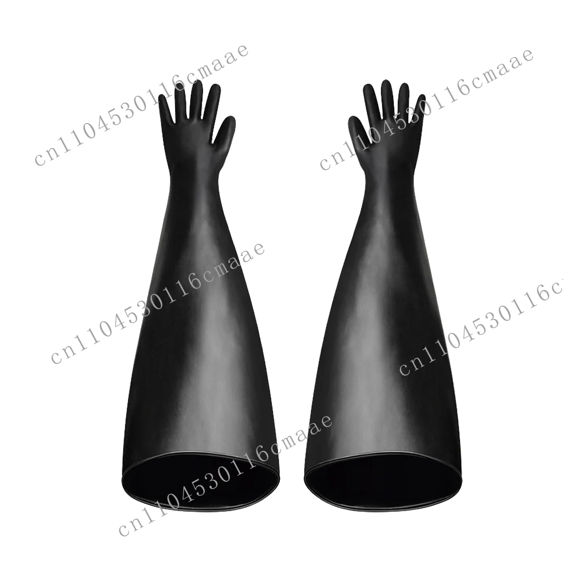 Waterproof work dry box safety gloves new design tear resistant long latex gloves box isolator gloves