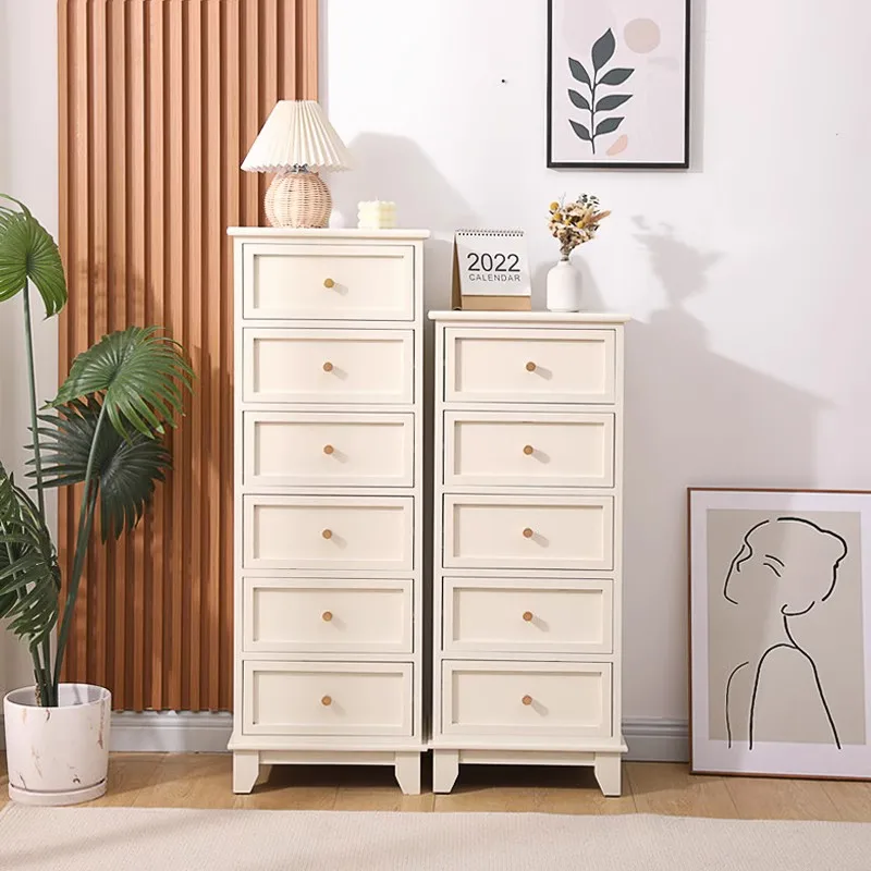 

Crack cabinet Solid wood chest of drawers Living room Narrow side locker Drawer storage cabinet Bedroom