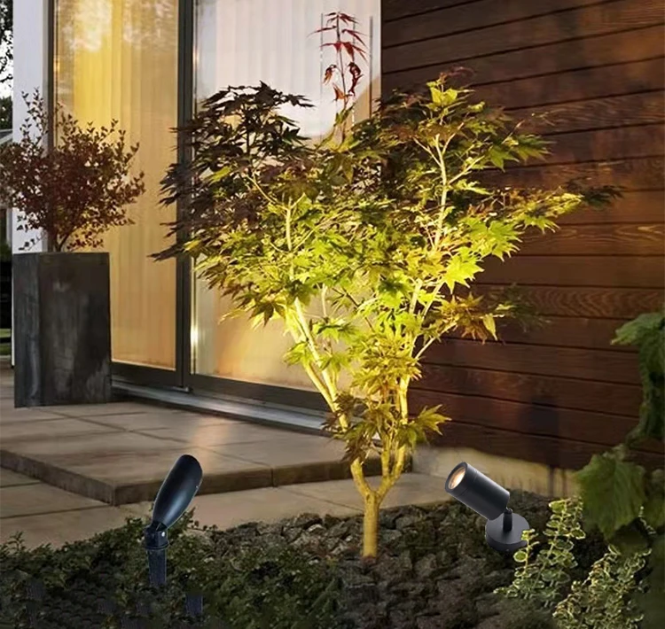 

Светодиодный садовый светильник на штыре для газона, 7 Вт, 12 Вт, 18 Вт, водонепроницаемый IP65, AC85-265V, DC12V, прожектор для дорожек и сада