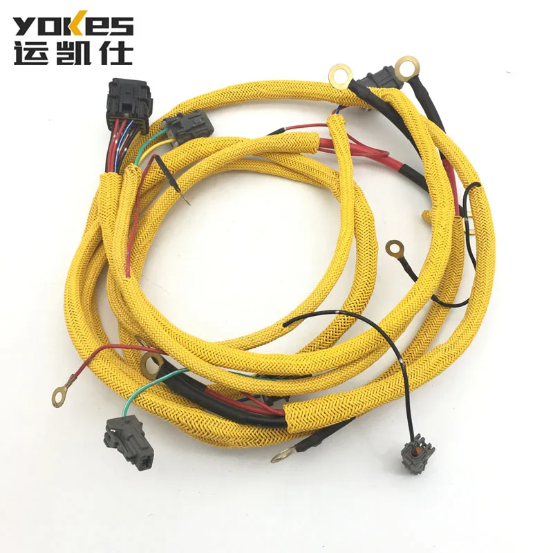 Excavator parts PC200-6 6D95 engine wiring harness for Komatsu