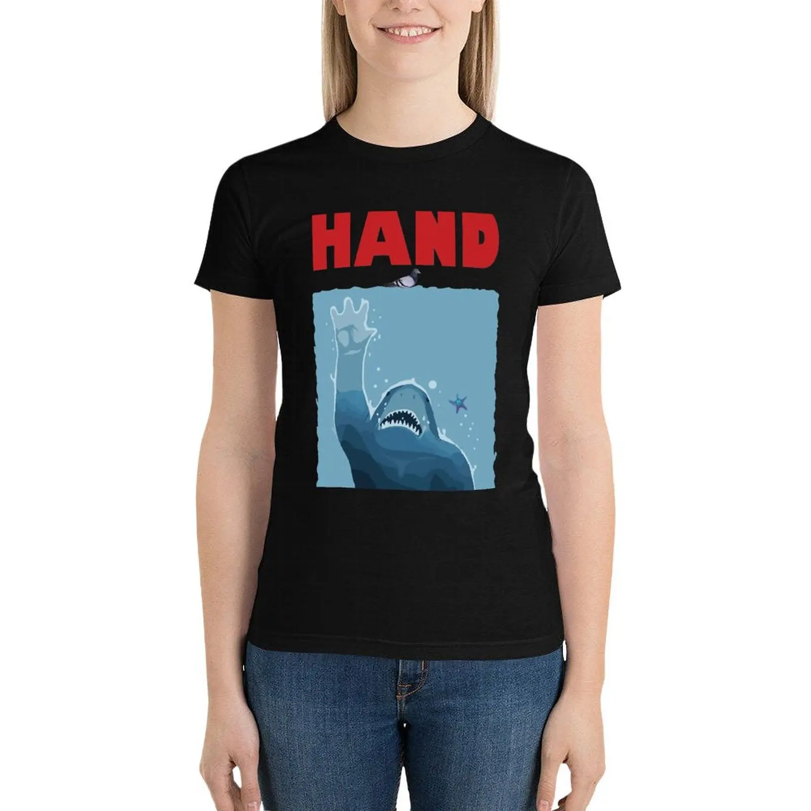 King Shark Hand! King NomNom Nanaue JAw T-Shirt tops sublime Women's tee shirt