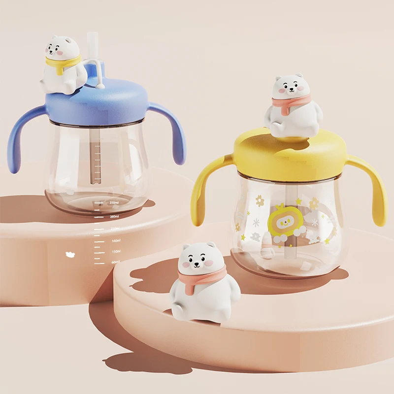 

Milliliters 310 - Детская чашка для питья - Бутылочка для кормления - Конструкция против удушья - Соломинкой - Большой диаметр - Бутылочка для питья м