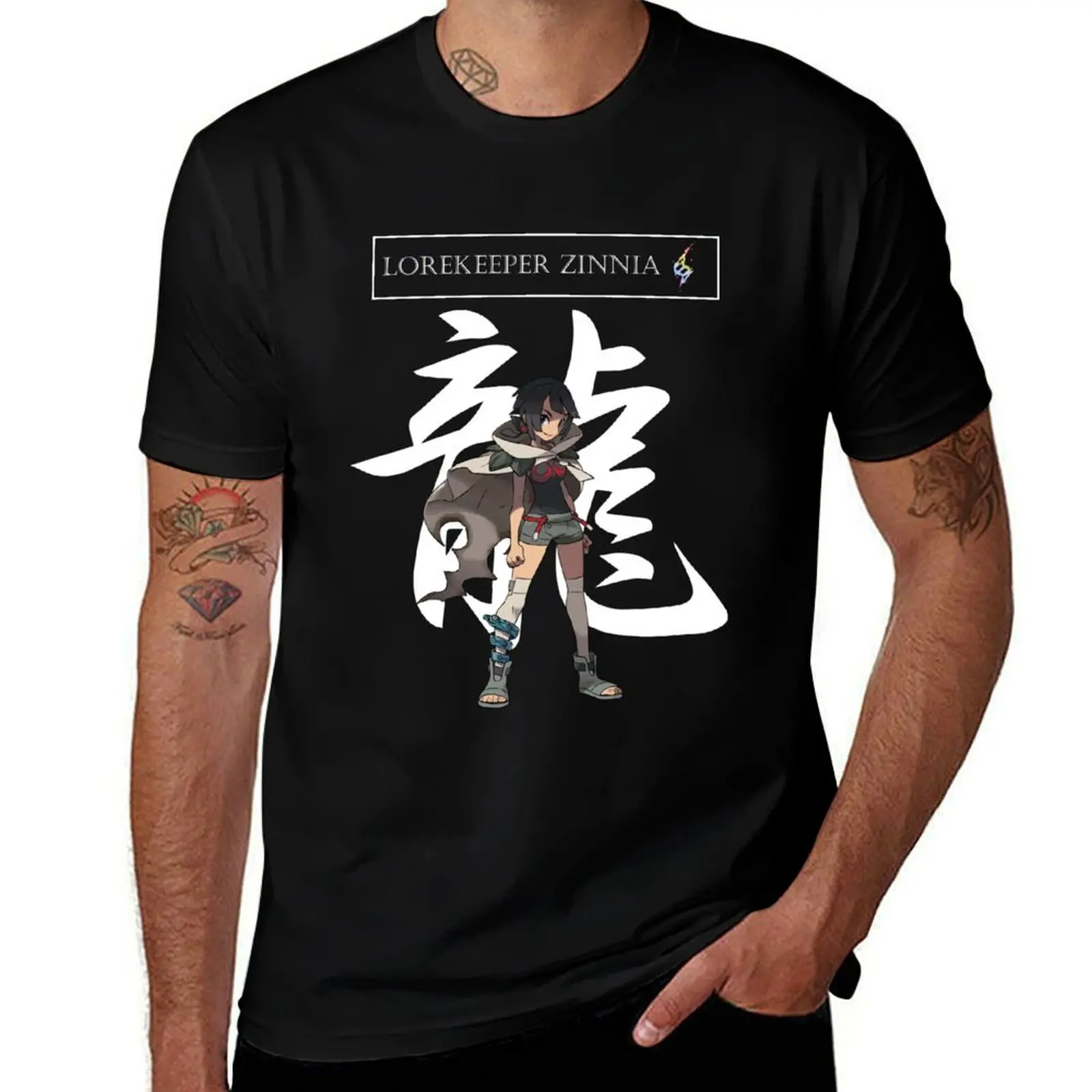 Футболка Lorekeeper Zinnia Design, легкая повседневная летняя футболка