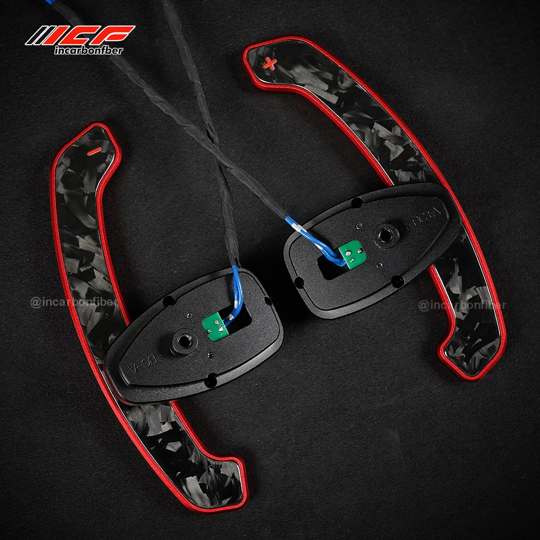 

Глянцевые магнитные переключатели из углеродного волокна для Mercedes A B C CLA CLS E Class 2016-2021 G 550 4MATIC AWD 2019-2021 S450 4Matic