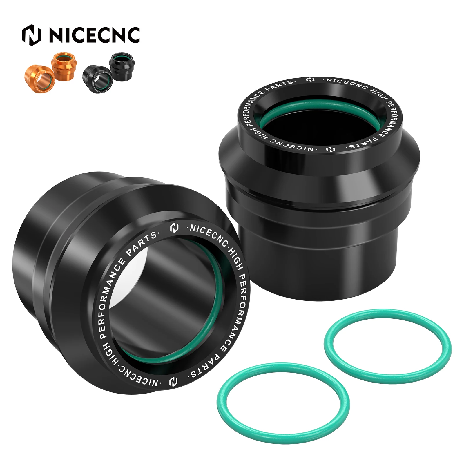 NICECNC 22MM Front Wheel Spacers Hub Collars With O-ring For GasGas MC EX EC 300 250 200 125 EXF ECF MCF 250 350 450 2021-2024