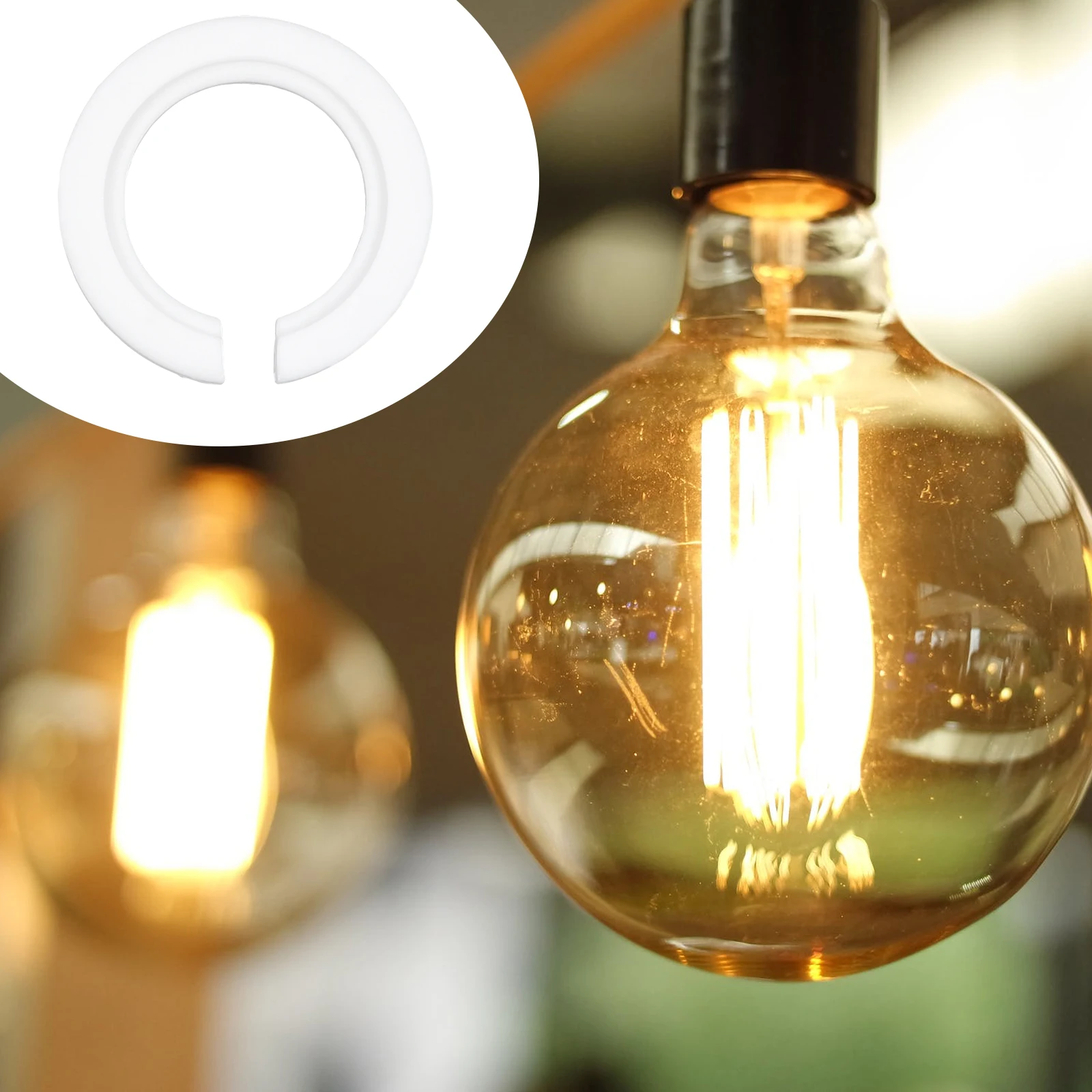 12pcs E27 to E14 Lamp Shade Adapter Rings Converters Compatible for Table Ceiling Lamp Holders Lightweight Easy Storage