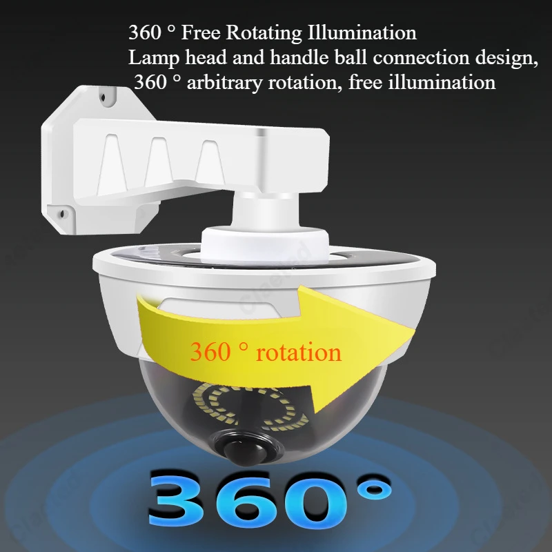 Creative New LED Solar Simulation Monitoring Household Wall Lamp Human Body Sensing Outdoor Courtyard Lighting Fixture