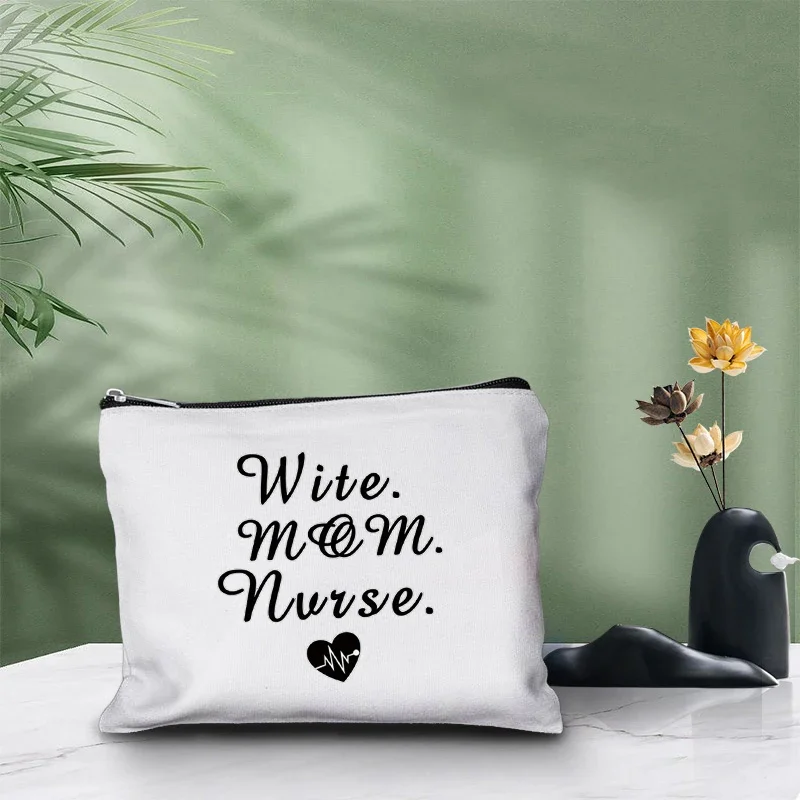 Best Nurse Ever-bolsa de cosméticos para maquillaje, paquete de cuidado al aire libre, estuche de maquillaje de lujo, regalo para médicos,