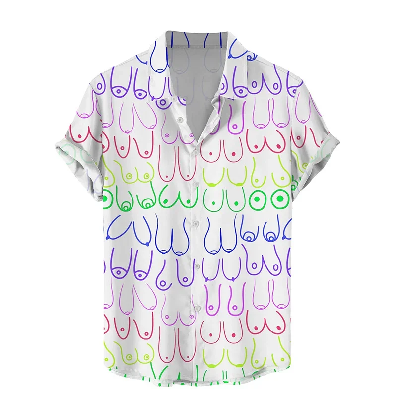 

Harajuku Summer 3D Printed Styles Shirts Patterns Graphic Short Shirts Fashion Funny Cool Men Blouses Designer Style Shirt