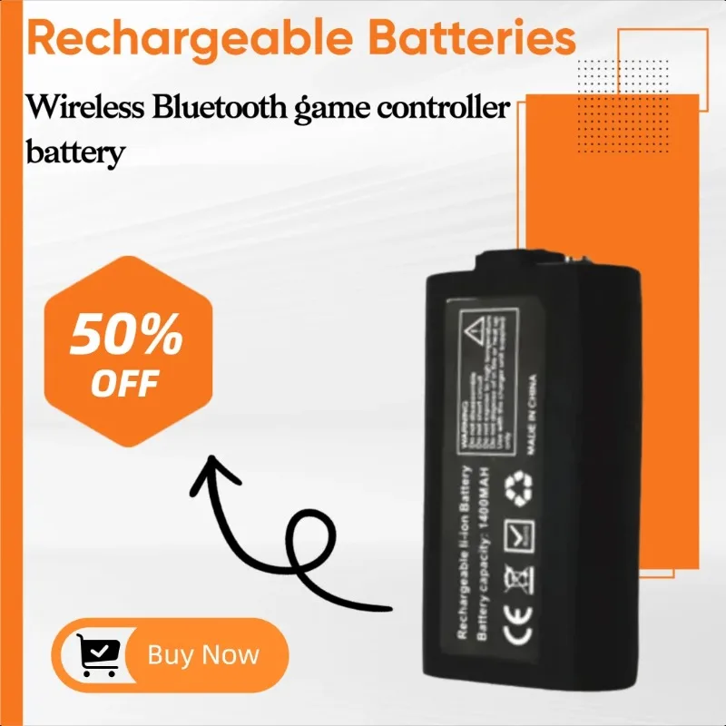 

1400mAh Rechargeable Battery For Wireless Bluetooth Game Controller