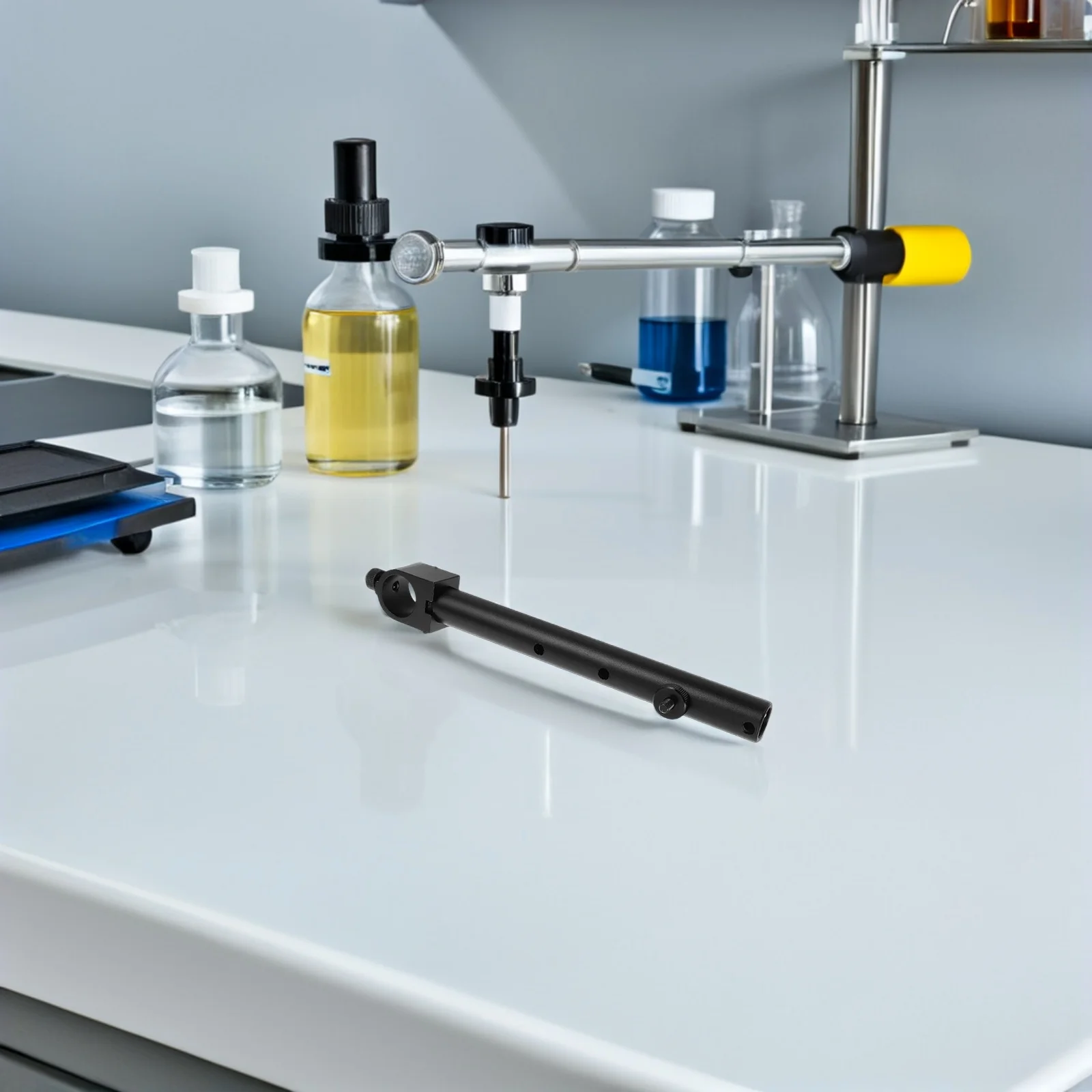 

Heavy Duty Microscope Screen Display Bar 25Mm Metal Mount Stand For Lcd Monitor Sturdy Aluminum Alloy Ergonomic Holder Lab