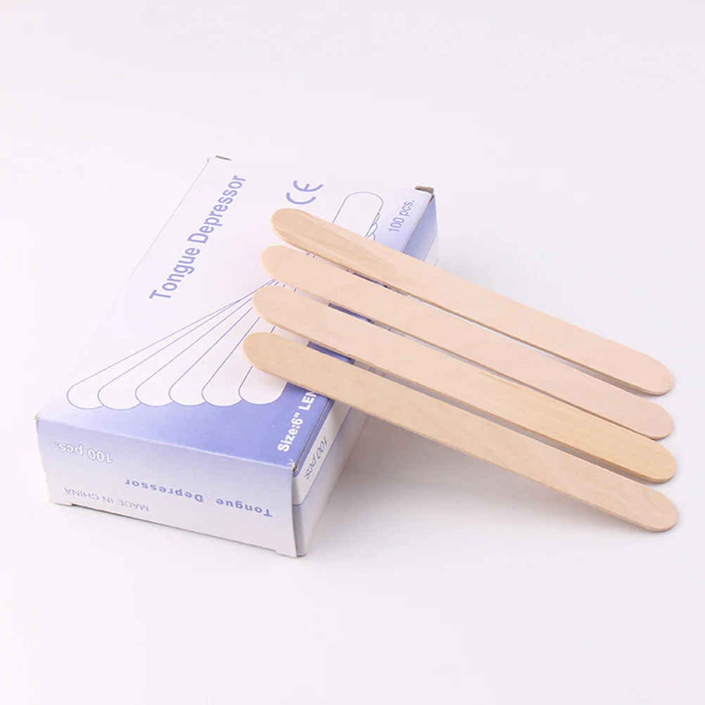 

200pcs Wax Applicator Sticks Disposable Wooden Multi-Function For Hair Removal Body Face Cream Depilation Tool Professional
