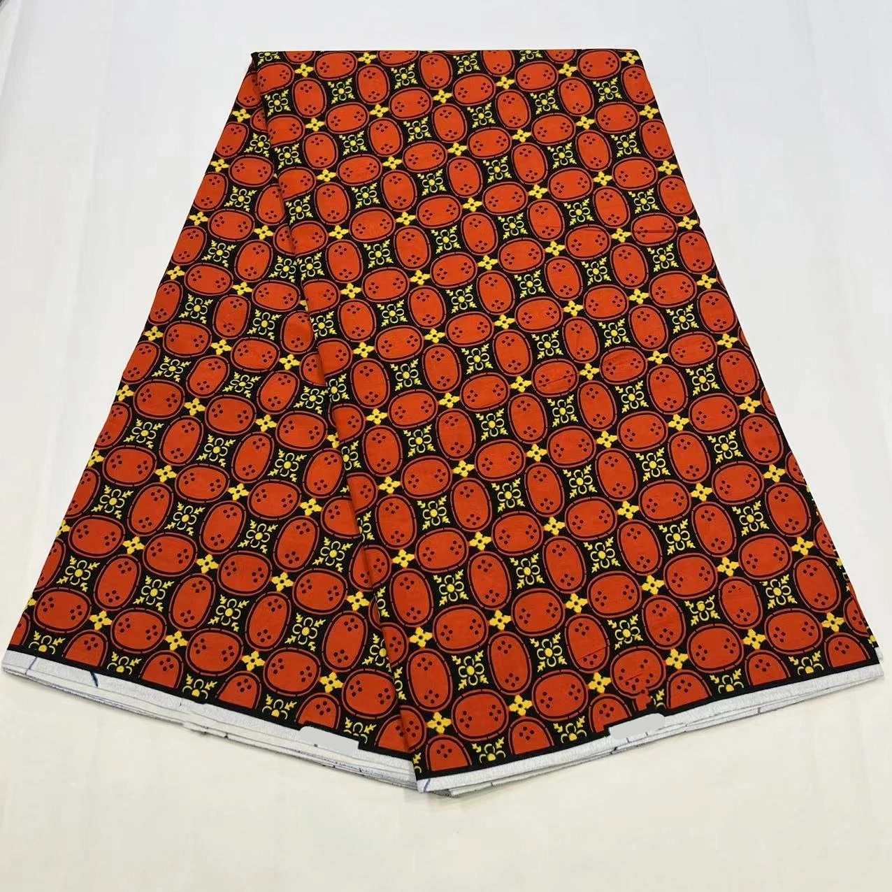 100% Cotton Batik Soft Ghana Ankara African Real Wax Fabric Nigeria Wax Printed Style Pagne 6Yards for Dresses Material