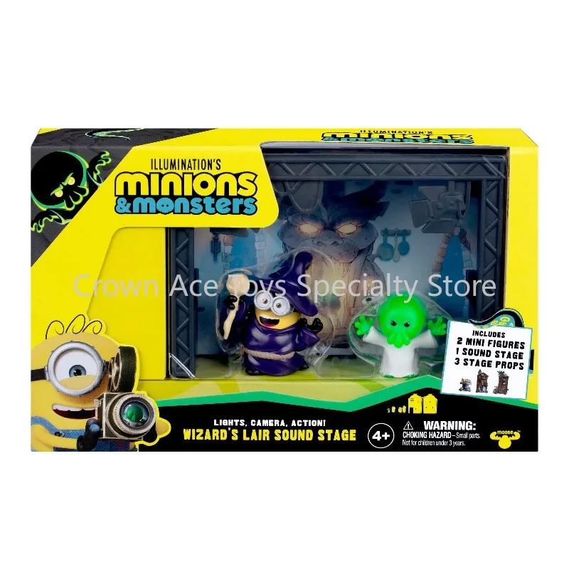 Original Moose Minions Monsters Sound Stage Action Figure Toys