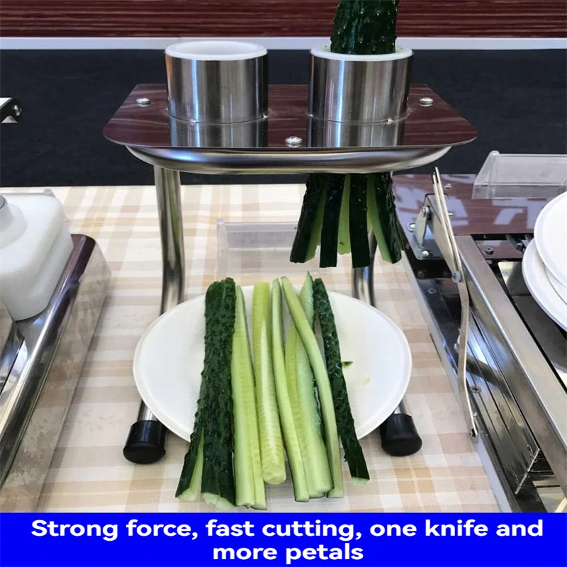 المهنية الخيار إسفين آلة قطع السوشي الخيار سلطة قطع قطع شرائط الخيار