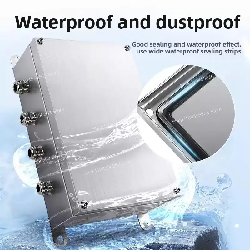 

304/316L Stainless Steel Outdoor Junction Box - Waterproof Anti-Corrosion UK Terminal Box, Customizable Breakout Box
