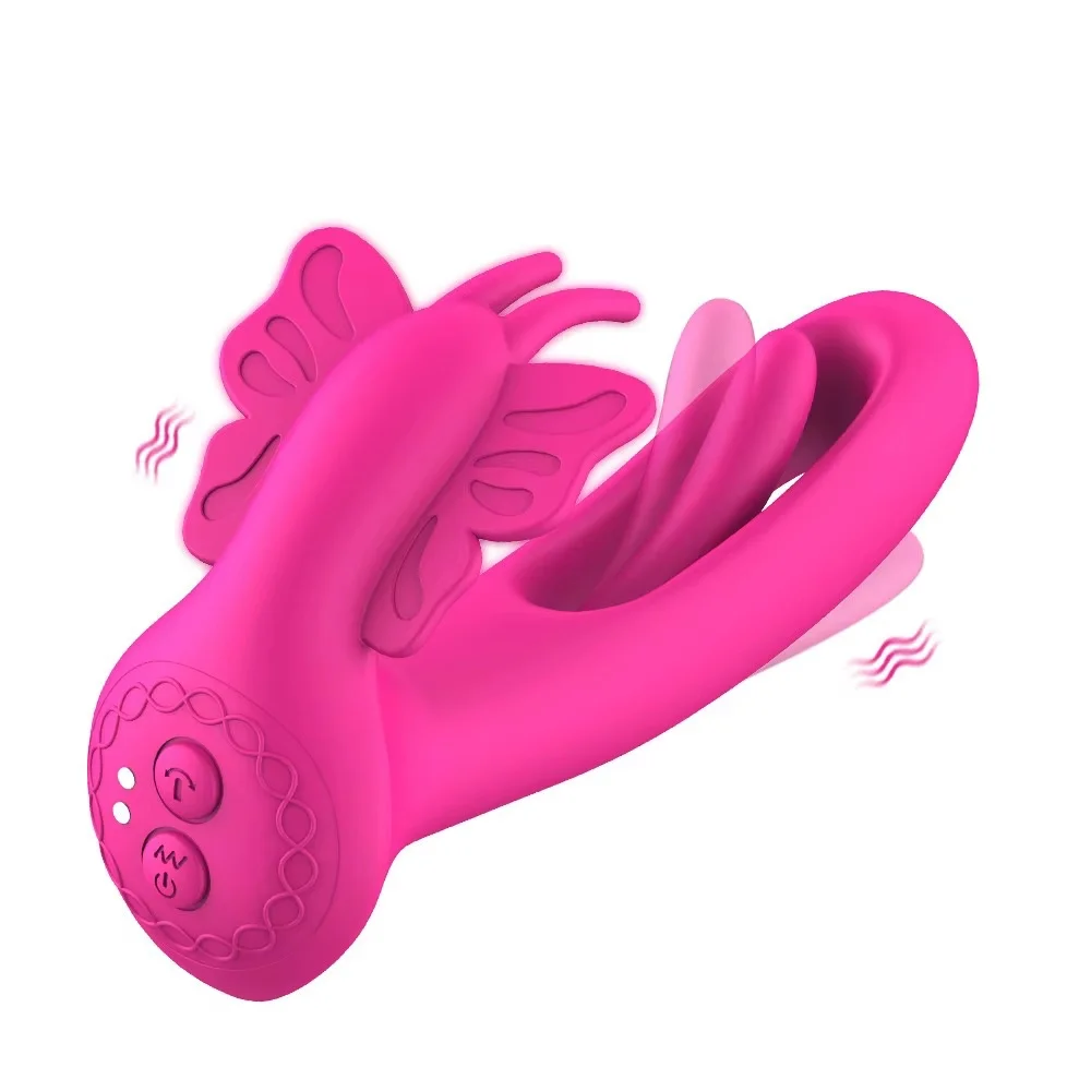 Butterfly Female Clitoral Stimulation Massage Vibrator - Outdoor Training Tapping Masturbator Hot Selling for Sensual Pleasure
