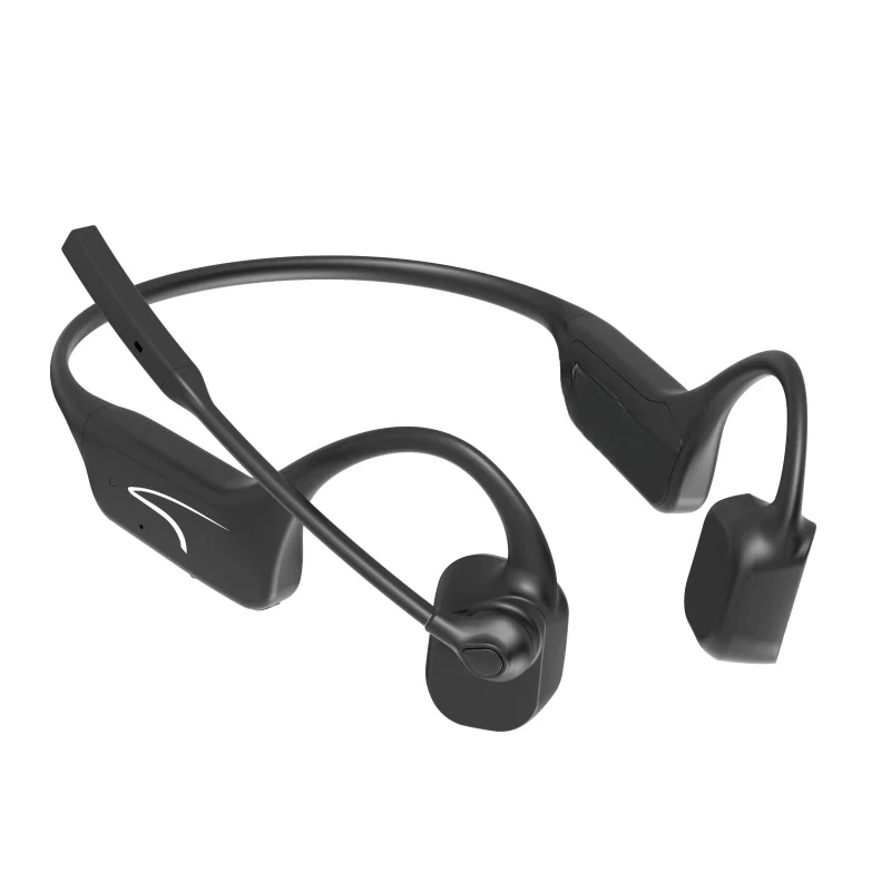 Open-ear Bluetooth bone conduction sports headphones, sweat-proof wireless headphones with microphone, for exercise and running