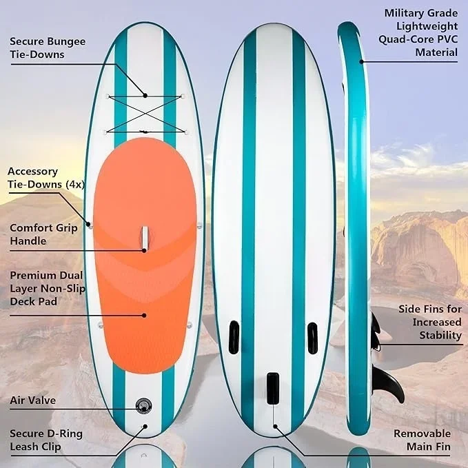 

PVC Waterproof Sport Floating Dry Sack Backpack Inflatable Stand up Paddle Board for Water-based Activities