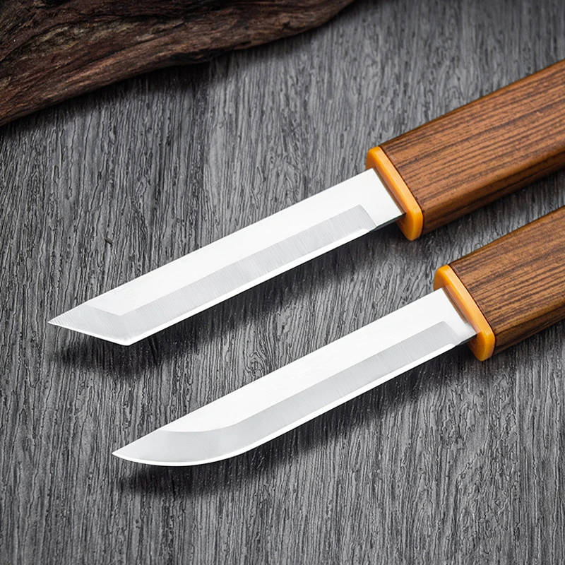 High-end Kitchen Knives Double Knife 2in1 Knife Double Blade Combination Meat Cleaver Peeling Barbecue Fishing Cutting Tools image 4