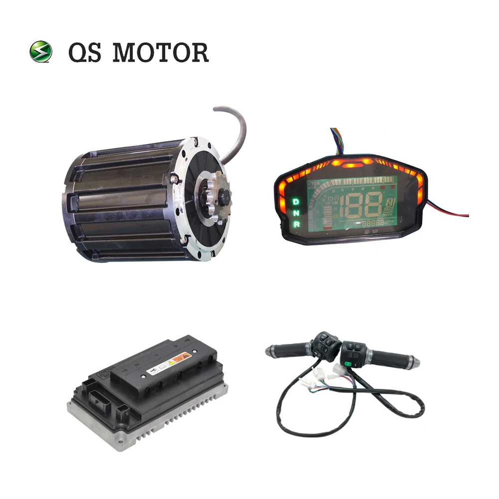 

QS Motor QS120 2000W 70KPH 72V 2000W BLDC Mid Drive Motor Kit for Electric Motorbike ATV 4 Wheeler Car