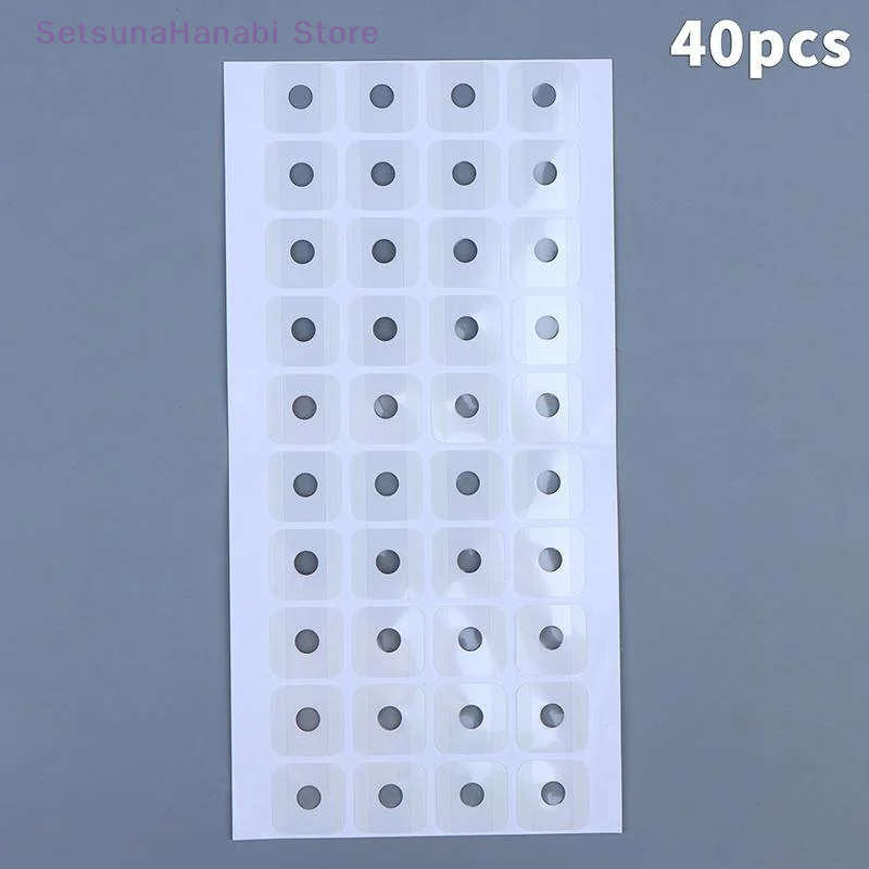 [W]40Pcs Single Way Degassing Valves Adhesive Patch Type CO2 Releasing Valves Exhaust Ventilation Vent For Coffee Bag