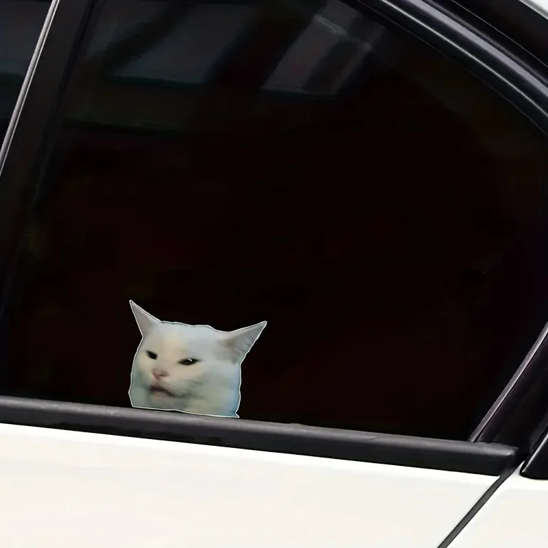 

Funny Smudge The Cat Meme Motocycle Stickers Waterproof Helemt Fuel Tank Water Bottle DIY Laptop Car Windows Vinyl Decals PVC KK