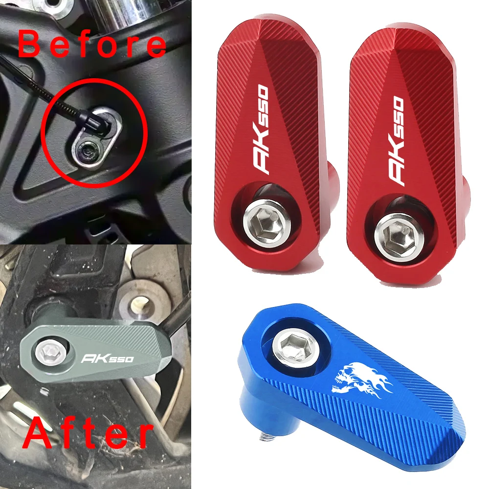 

Logo For Kymco AK550 500 AK ABS Protective Cover Accessories Front Rear Wheel ABS Sensor Protection Motorcycle