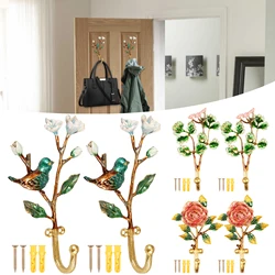 2 stuks vintage decoratieve haken zinklegering opslag muurhaak elegante en klassieke stijl huis decoratieve hanger haken