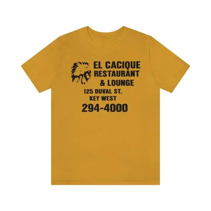 Camiseta vintage com anúncio do café Key West El Cacique