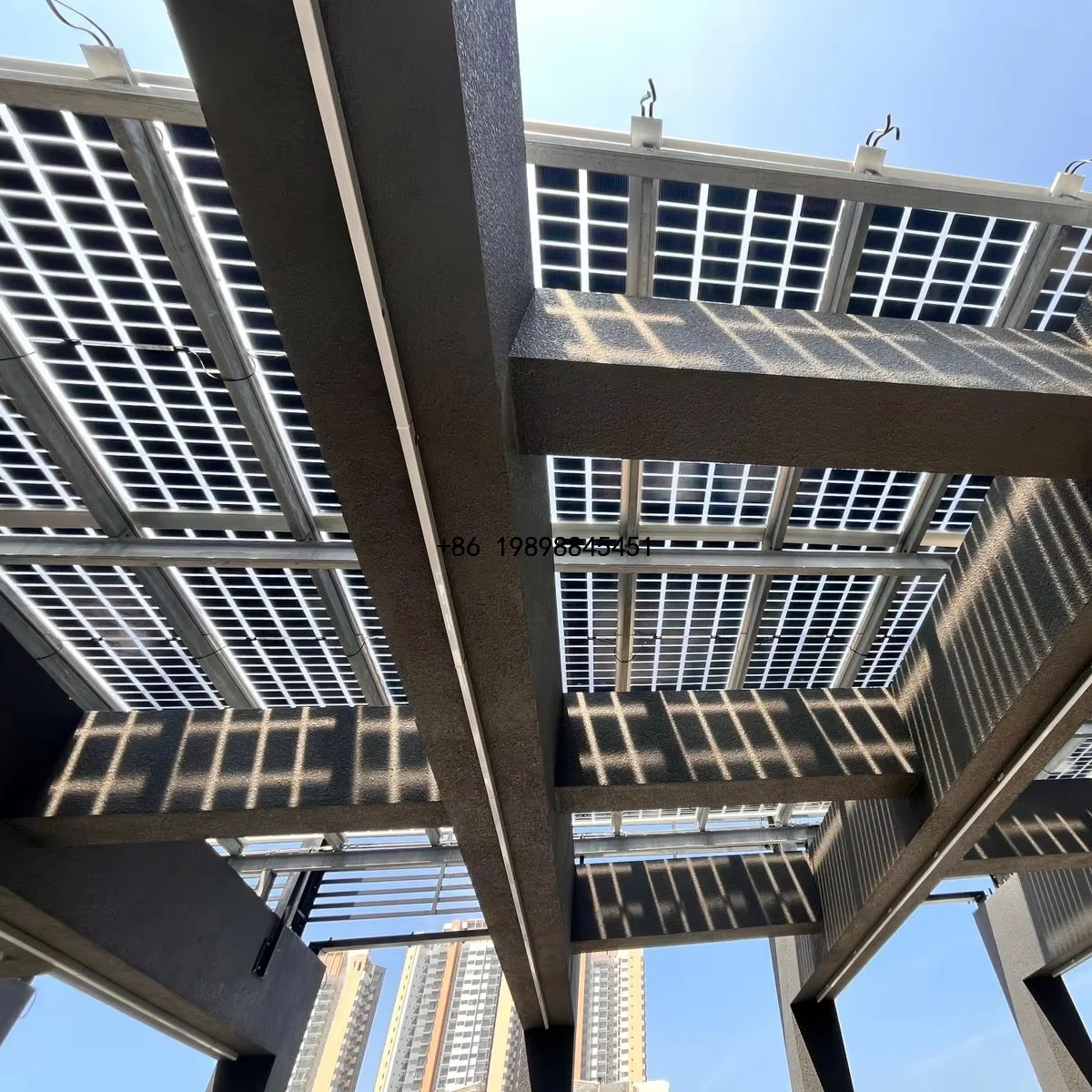 Solar Mounting System Solar Roof Solar Panel Customized Solar Shed BIPV Structure Waterproof Design