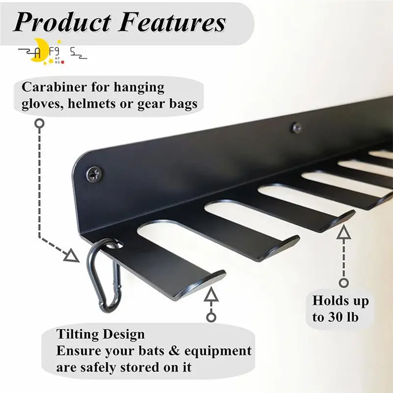 

AF95-1PCS Multi-Purpose Gym Equipment Storage Rack Resistance Bands Storage Hanger Heavy Duty Gym Rack