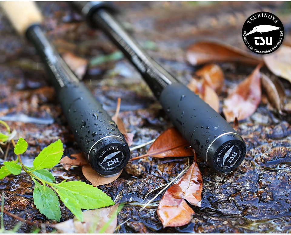 TSURINOYA Long Casting Rod DRAGON 2.16m 2.28 2.44m M ML Spinning Fishing Rod For SeaWater Fresh Water FUJI Carbon 2Section Cane