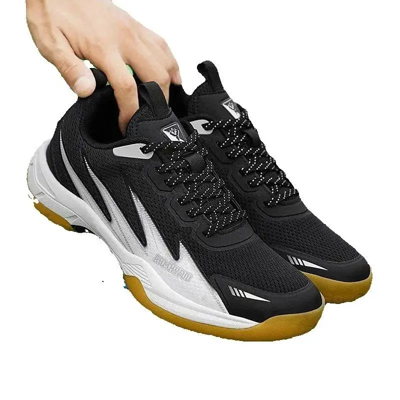 

Original Brand Unisex Professional Table Tennis Shoe Designer Wearable Badminton Gym Shoe Anti Slip Badminton Training Sneakers